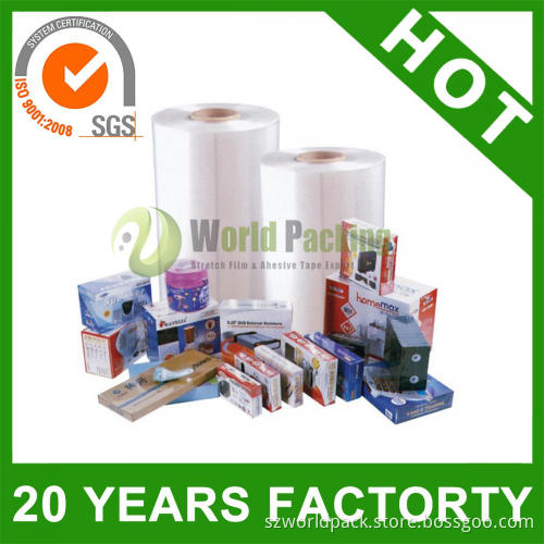Coextruded PE Polyethylene & POF Polyolefin Heat Shrink Wrap Film